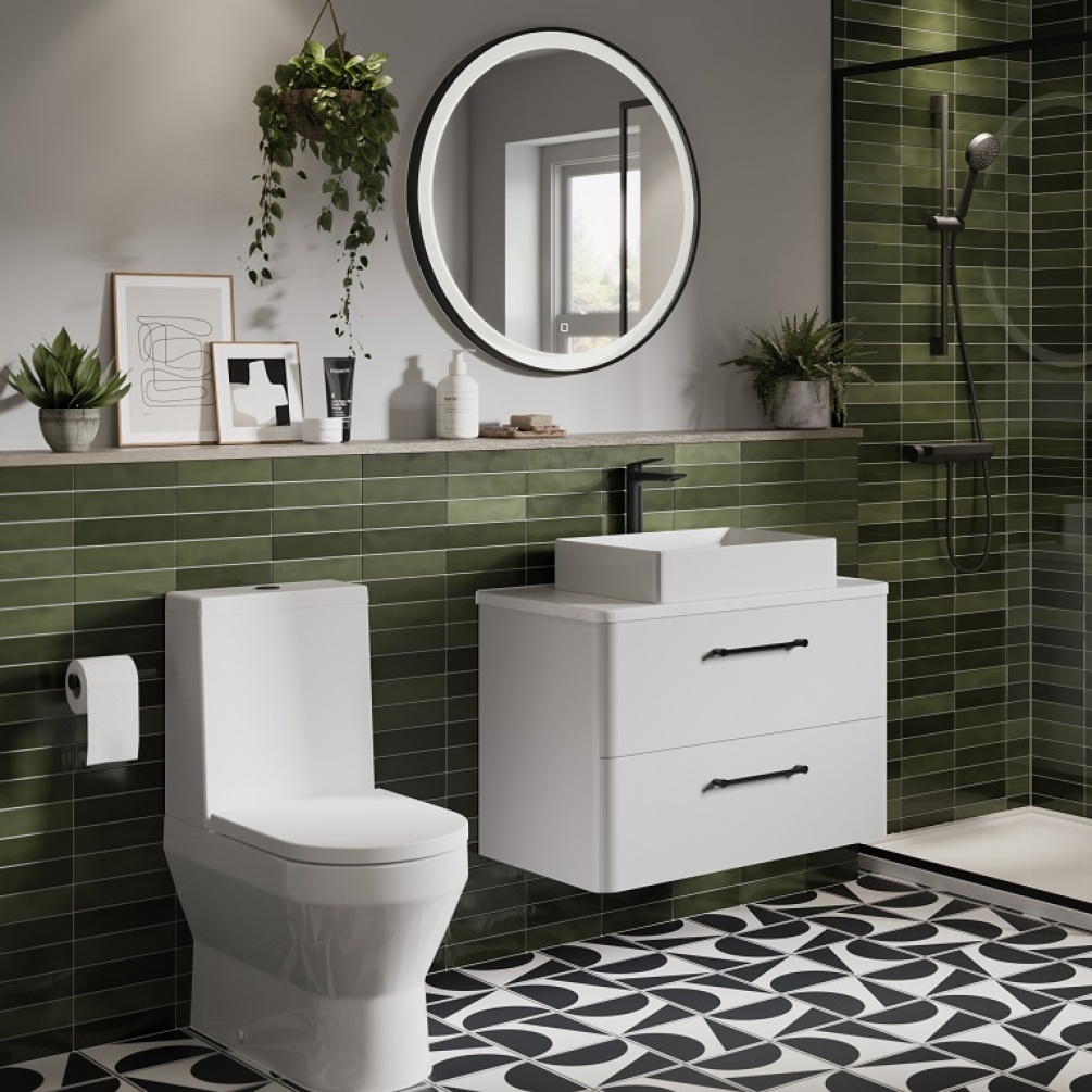 Lifestyle Photo of Britton Bathrooms Curve2 Open Back Close Coupled WC & Seat Full Room